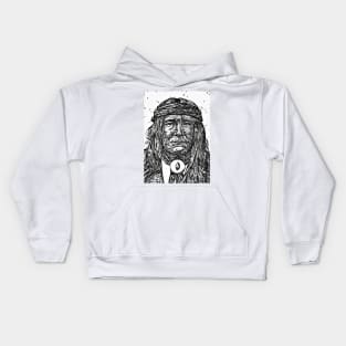 COCHISE ink portrait Kids Hoodie